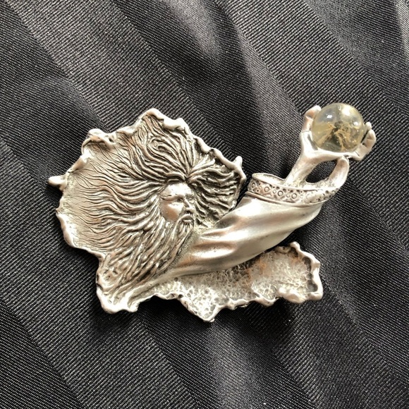 Vtg JJ Wizard Brooch - Picture 10 of 10